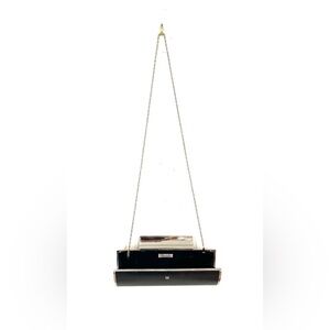 Daniella Black clutch Rhinestone